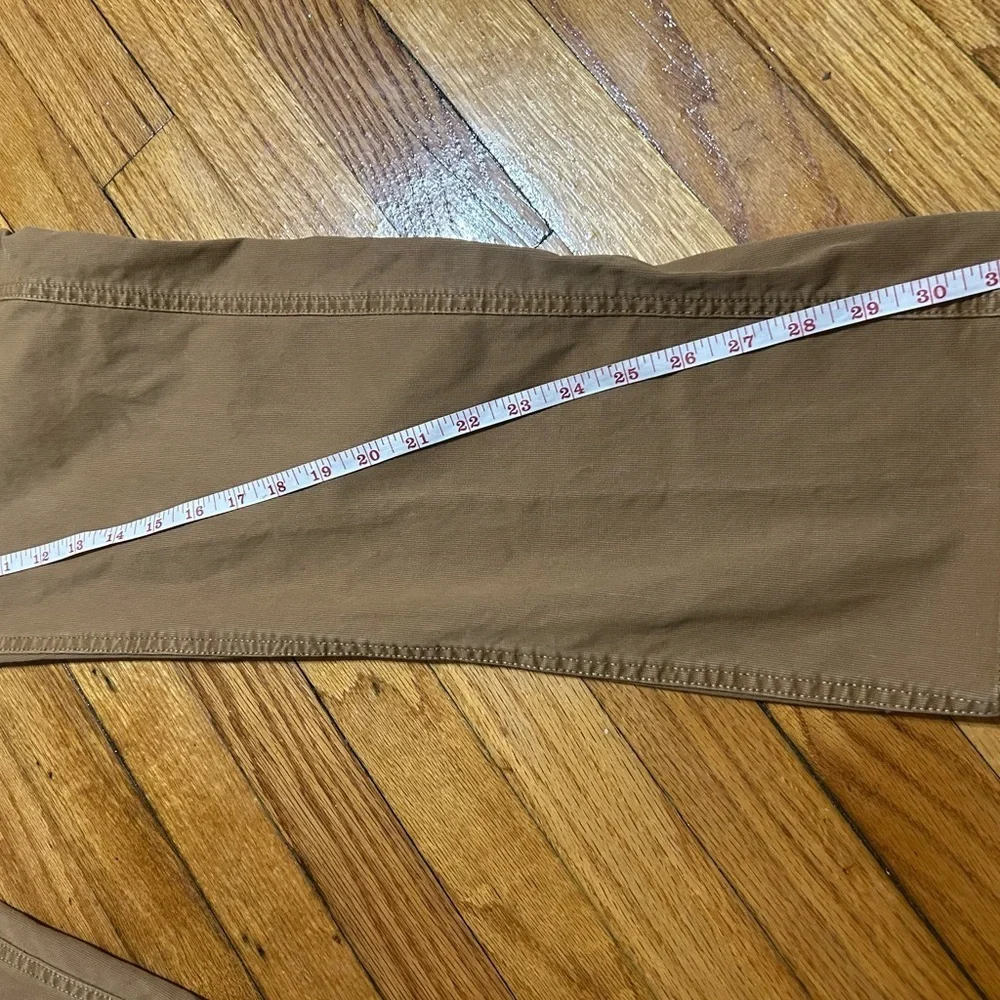 Carbon 2 Cobalt Mens Cargo Utility Pants Size 35 Tan Straight Leg Outdoors